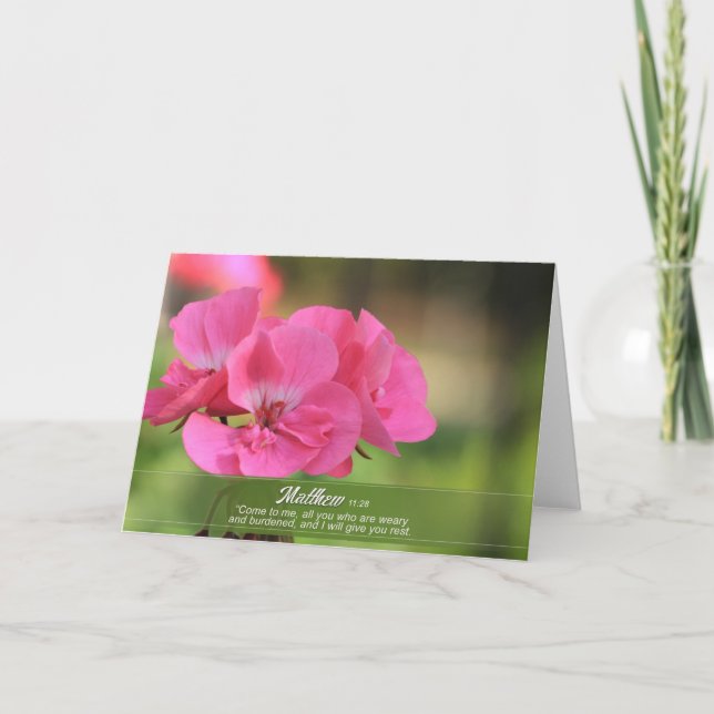 Blume Grußkarte Karte (Vorderseite)