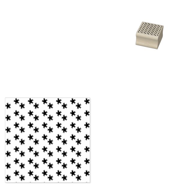 Blume Gummistempel (Stempel)