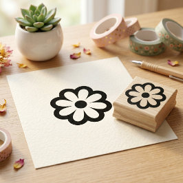 Blume Gummistempel