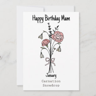 Blume Happy Birthday Card Karte