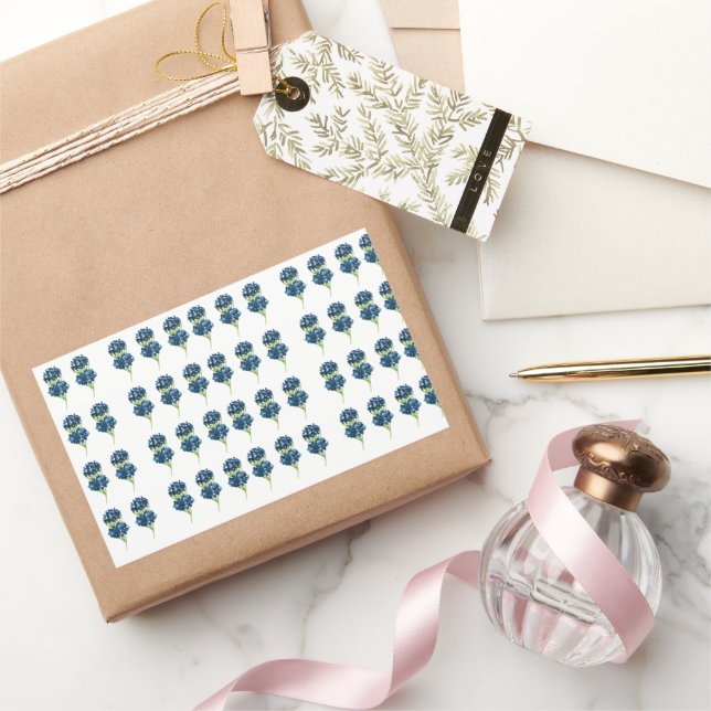 Blume-Hemd, Boho-Wildblumen Rechteckiger Aufkleber (Schenken)