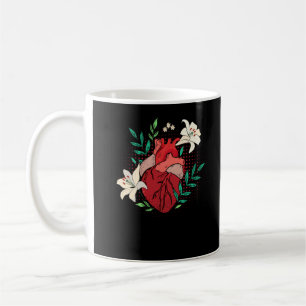 Blume Herzgartenkardiologe Kaffeetasse