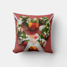 Blume Herzklopfen Valentine Kissen