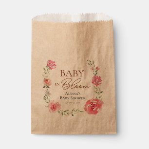 Blume hielt das Baby im Blütenspucken für Geschenktütchen