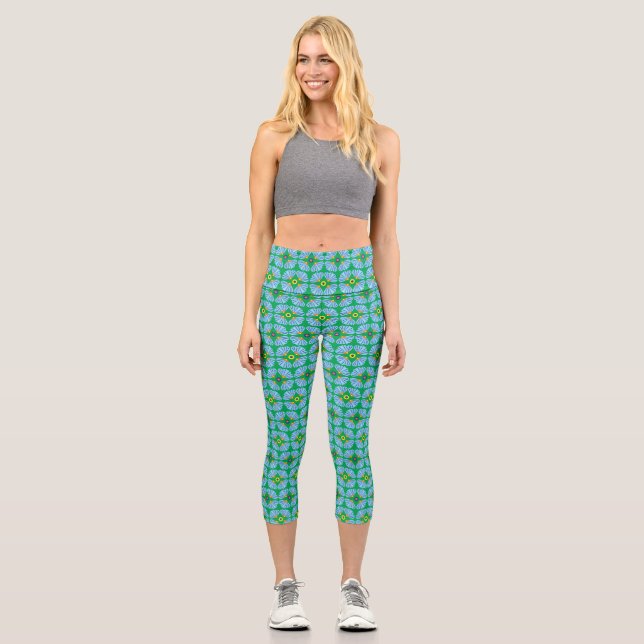 Blume Hochgebirge Capri Leggings (Vorderseite)