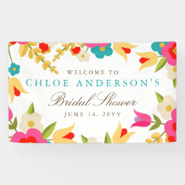 Blume Hochzeit oder Party Banner