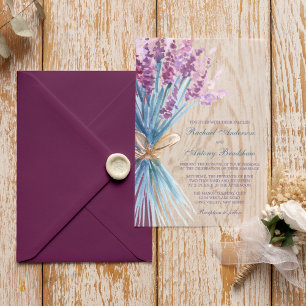 Blume Hochzeit von Aquarelllavender