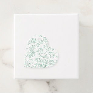 Blume Hochzeit von Roten  Geschenkanhänger