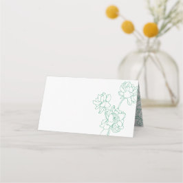 Blume Hochzeit von Roten  Platzkarte