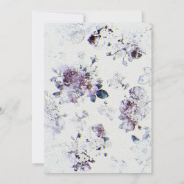 Blume Hochzeitsfeiern Einladung zum Aquarellpapier