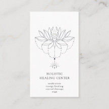 Blume Holistische Heilung Lotus - Karte