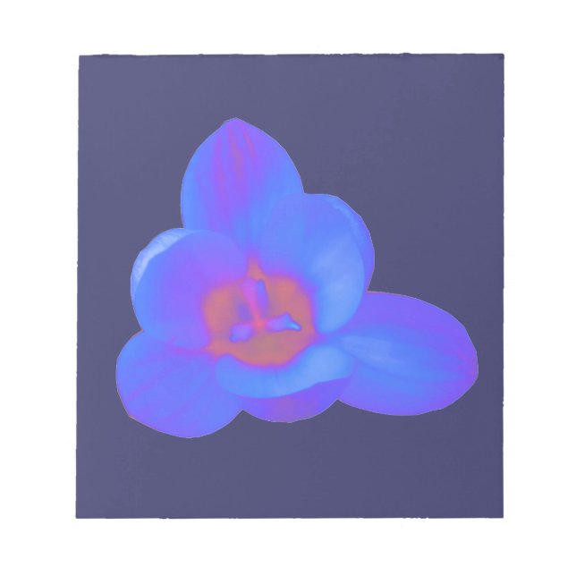 Blume: Hot und Cold Notepad Notizblock (Vorderseite)
