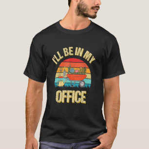 Blume Ich werde in meinem Büro-Garten sein Abgenu T-Shirt