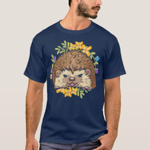 Blume Igel des Blumenhaines zum Hedg T-Shirt
