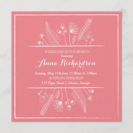 Blume Illustration Einladung