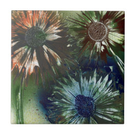 Blume im Blut Fliese