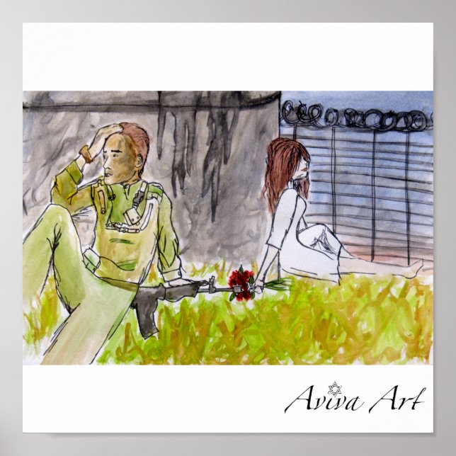 Blume im Fass Poster (Vorne)