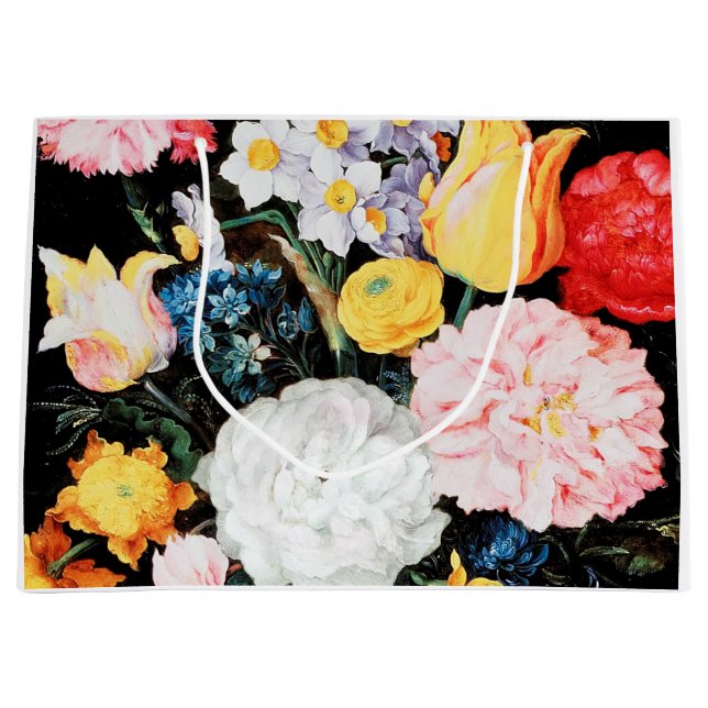 Blume im Glass Vessel, Jan Brueghel, der Jüngere Große Geschenktüte (Vorderseite)