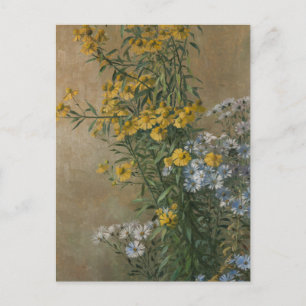 Blume im Herbst   Gunnar Gunnarsson Wennerberg Postkarte