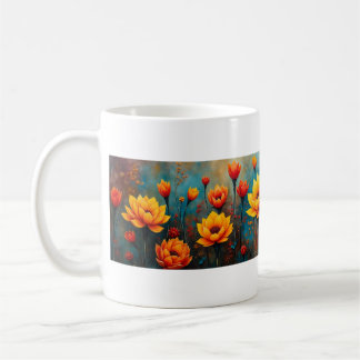 Blume im Herbst Kaffeetasse