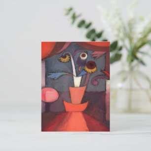 Blume im Herbst, Kubismus und Surrealismus Postkarte