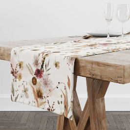 Blume im Herbst Mittelgroßer Tischläufer