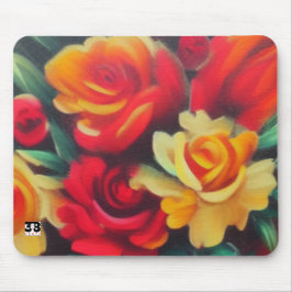 Blume im Herbst Mousepad