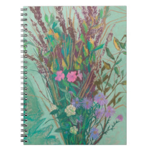 Blume im Herbst Notizblock