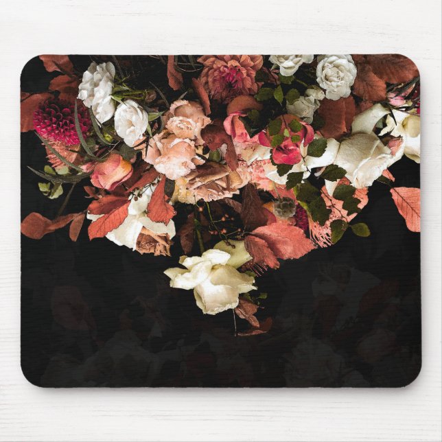 Blume im Herbst Stilisierte Mouse Pad Mousepad (Vorne)