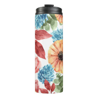 Blume im Herbst Thermosbecher