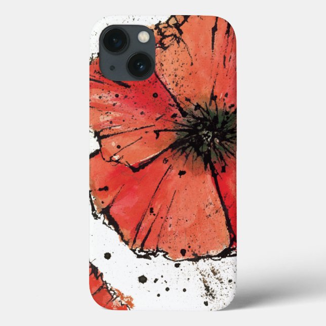 Blume im Hintergrund Case-Mate iPhone Hülle (Rückseite)