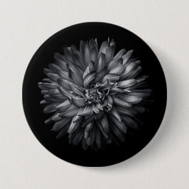 Blume im Hintergrund in Schwarz und Weiß 20 Button