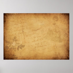 Blume im Hintergrund Poster