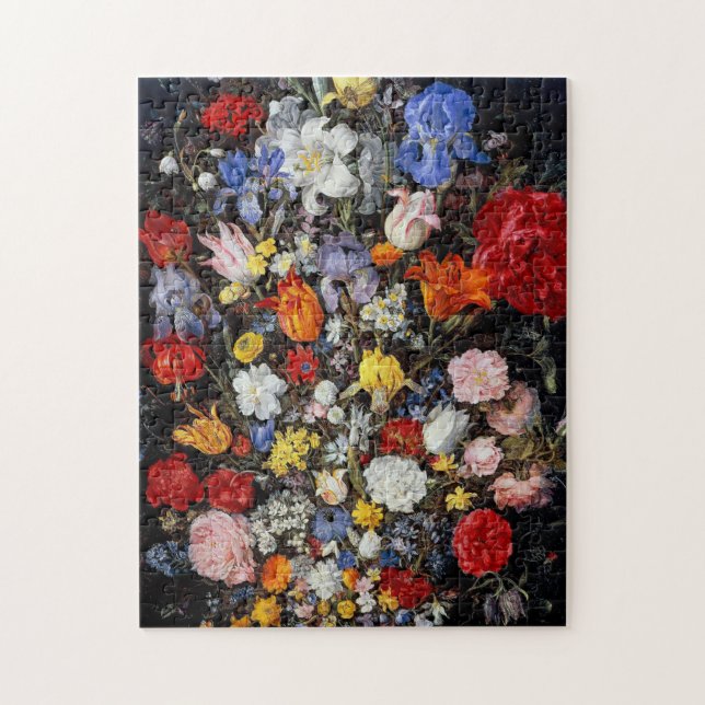 Blume im Holzschiff, Jan Brueghel der Ältere (Vertikal)