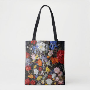 Blume im Holzschiff, Jan Brueghel der Ältere Tasche