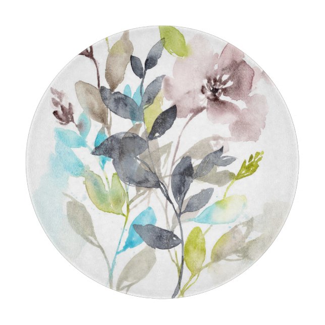 Blume im Mix Schneidebrett (Vorderseite)