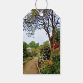 Blume im Park - Teil der Baumreihe Geschenkanhänger