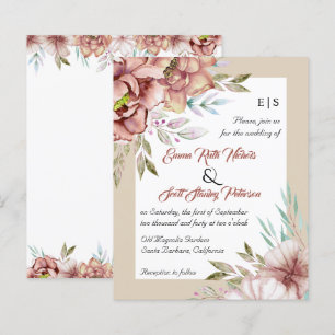 BLUME im Rahmen des Haushaltsplans Hochzeit im Her