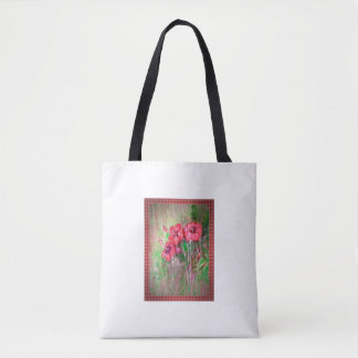 Blume im Regen Tasche