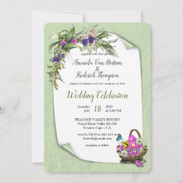 Blume im Sommer Einladung