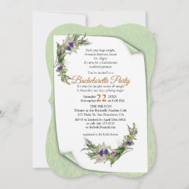 Blume im Sommer Einladung