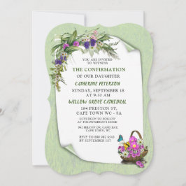 Blume im Sommer Einladung