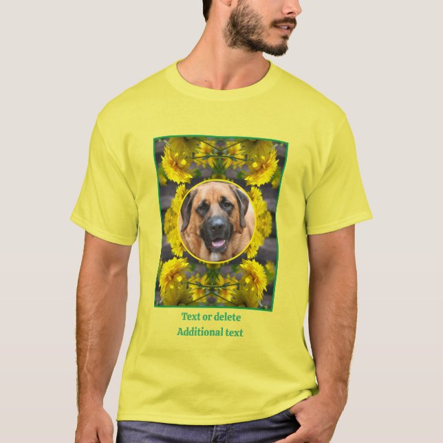 Blume im Sonnenschein erstellen Ihr eigenes Foto f T-Shirt (Vorderseite)