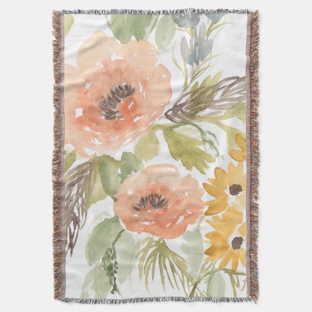 Blume im Spätsommer I Decke (Vorderseite Vertikal)