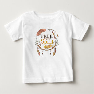 Blume im Stilwald im Freien Baby T-shirt