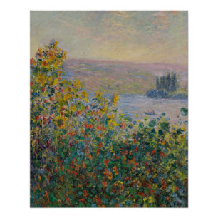 Blume im Vétheuil - Claude Monet Poster