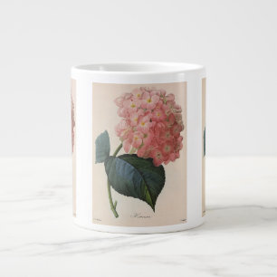 Blume im Vintagen Garten, Pink Hydrangea Hortensia Jumbo-Tasse