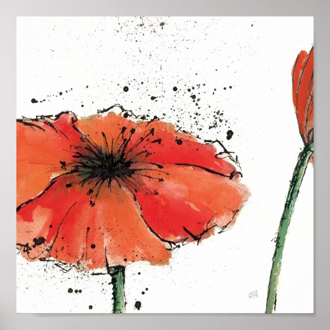 Blume im Vollblut Poster (Vorne)