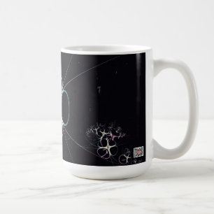 Blume im Weltraum Kaffeetasse