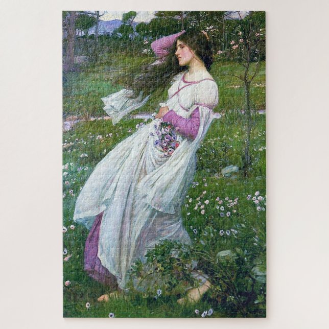 Blume im Wind, John William Waterhouse (Vertikal)